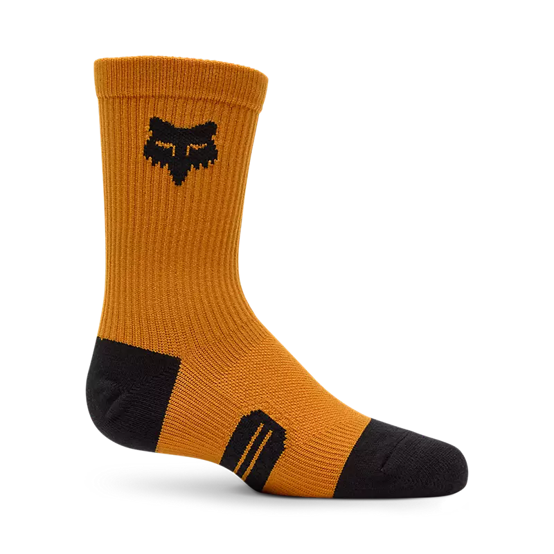 Fox Racing - Youth Ranger 6" Crew Sock - Burnt Orange - YS