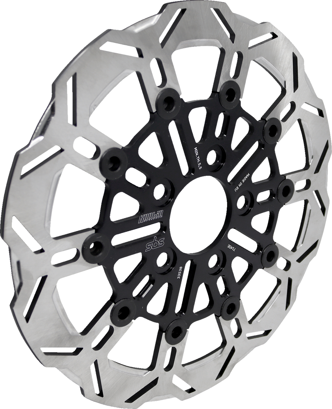 SBS Brake Rotor Designed by Kodlin, Rear - 7145E (Harley-Davidson FXDB Street Bob / FXDF Fat Bob / FLD Switchback 2004–2025)