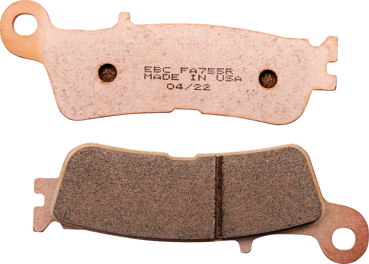 EBC FA-R Series Sintered Front Brake Pads - FA755R (Yamaha Monster Energy Yamaha Racing / YZ250F / YZ450F 2020–2025)