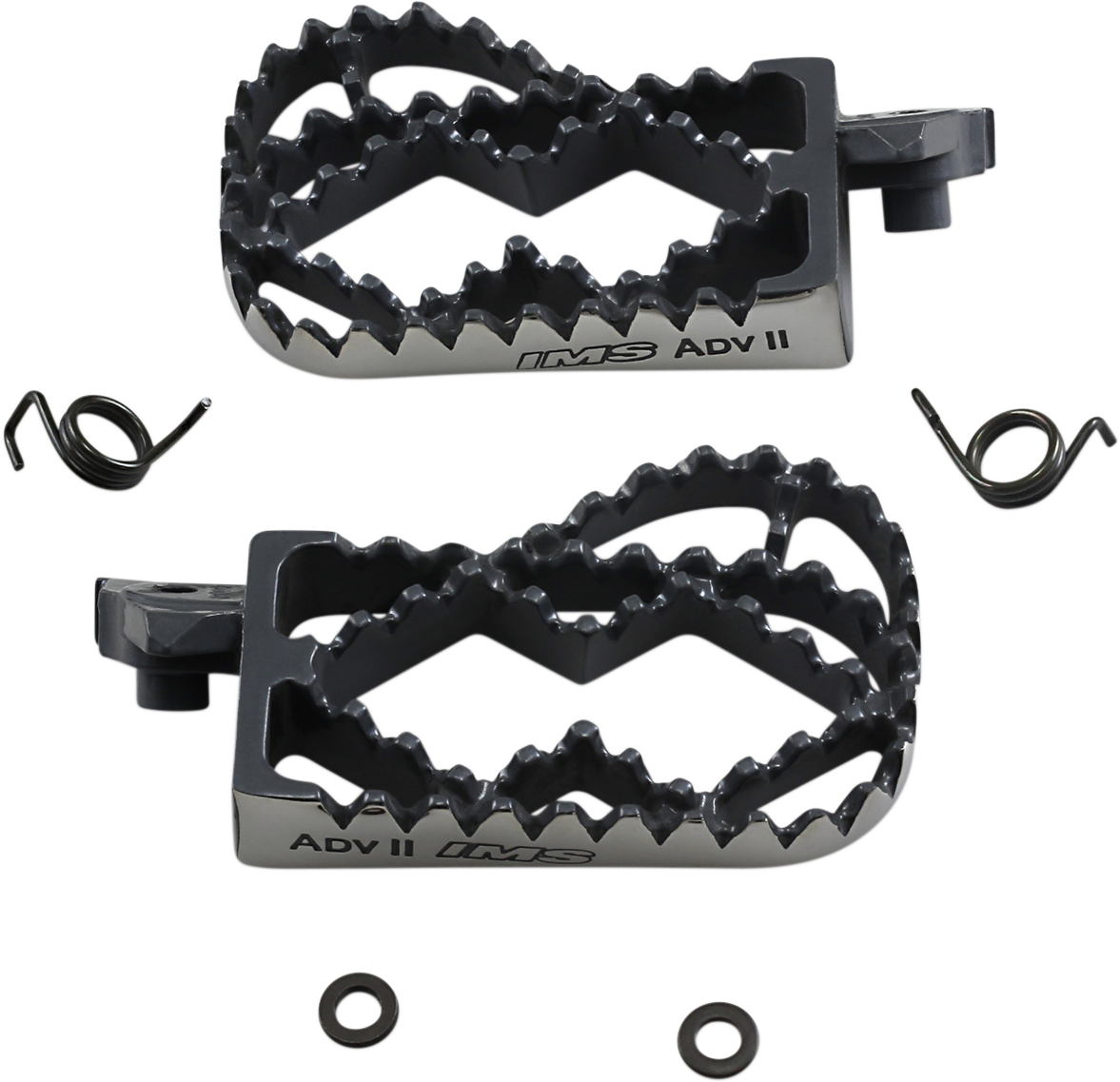IMS PRODUCTS INC. Adventure II Foot Pegs - Black 252602-2