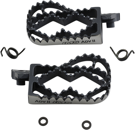 IMS PRODUCTS INC. Adventure II Foot Pegs - Black 252602-2