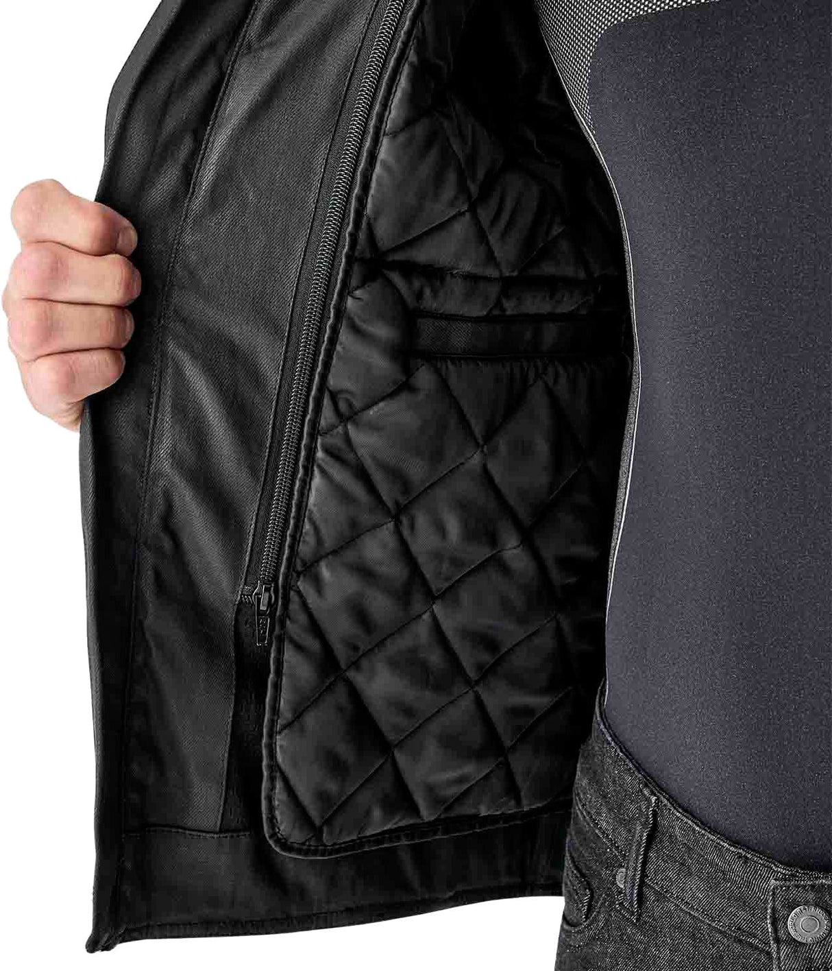 RST Brixton D3O Jacket Black Textile