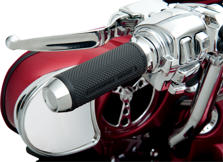 PERFORMANCE MACHINE (PM) Grips - Elite - TBW - Chrome 0063-2028-CH