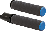 ARLEN NESS Grips - Knurled - TBW - Blue 500-053
