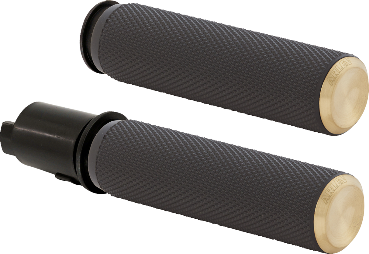 ARLEN NESS Grips - Knurled - TBW - Brass 500-052