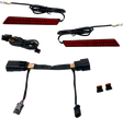 CUSTOM DYNAMICS LED Latch Lights - Saddlebag - Red Lens CD-LATCH-23-R