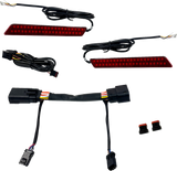 CUSTOM DYNAMICS LED Latch Lights - Saddlebag - Red Lens CD-LATCH-23-R
