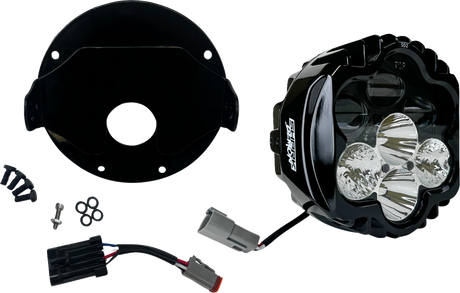 CUSTOM DYNAMICS Shark Demon? 2 Headlight - Low Rider ST SD2-LRST-W