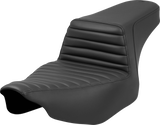 SADDLEMEN Step-Up Seat - Tuck-n'-Roll - Black - Road Glide/Street Glide 823-07-171