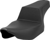 SADDLEMEN Step-Up Seat - Gripper Lumbar - Black - Road Glide/Street Glide 823-07-174