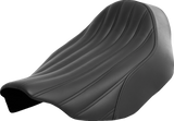 SADDLEMEN Renegade Knuckle Solo Seat - Black - FL '23-'24 823-07-0023