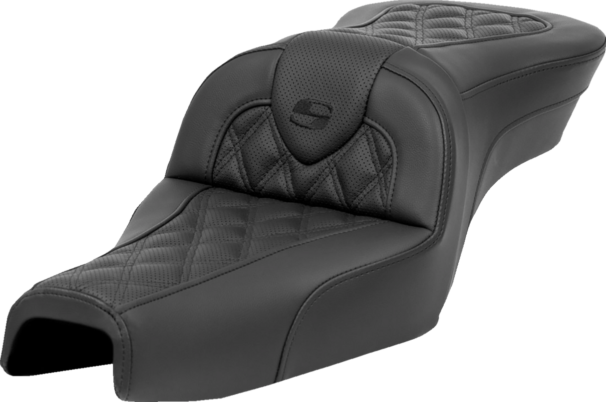 SADDLEMEN Roadsofa* Seat - Lattice Stitch - XL '04-'22 - Part 807-03-182