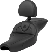 SADDLEMEN Roadsofa* Seat - with Backrest - Black - XL '04-'22 807-11-187BR