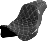 SADDLEMEN Pro Series SDC Performance Seat SC80807WHI - White Stitch for FLH/FLT '08-'23