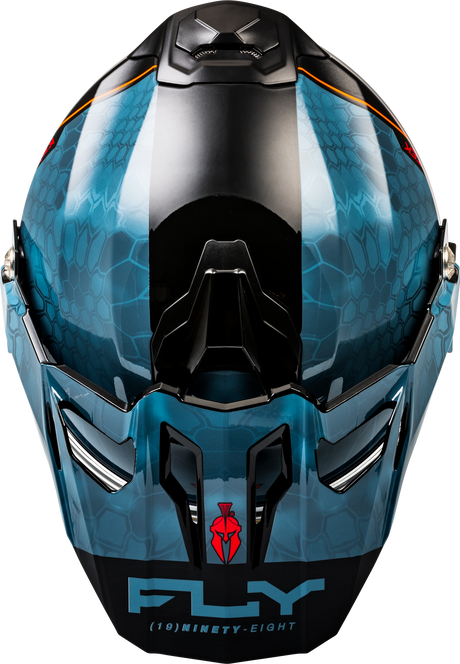 Trekker Cw Conceal Helmet Dual Shld Slate/Black/Red Lg - Cycle City Outdoors