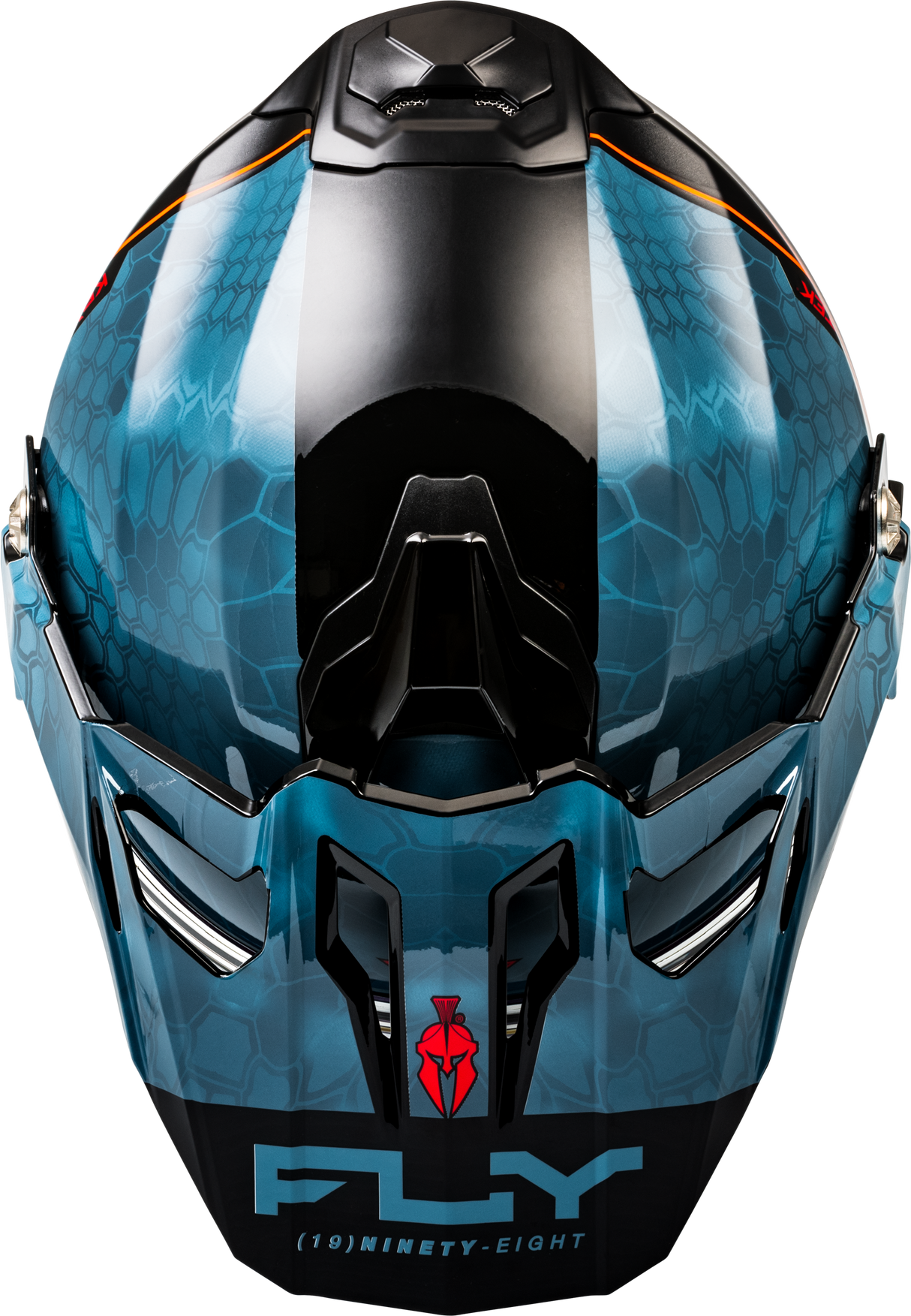 Trekker Cw Conceal Helmet Dual Shld Slate/Black/Red Sm - Cycle City Outdoors