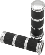 PERFORMANCE MACHINE (PM) Grips - XLS - TBW - Chrome 0063-2087-CH