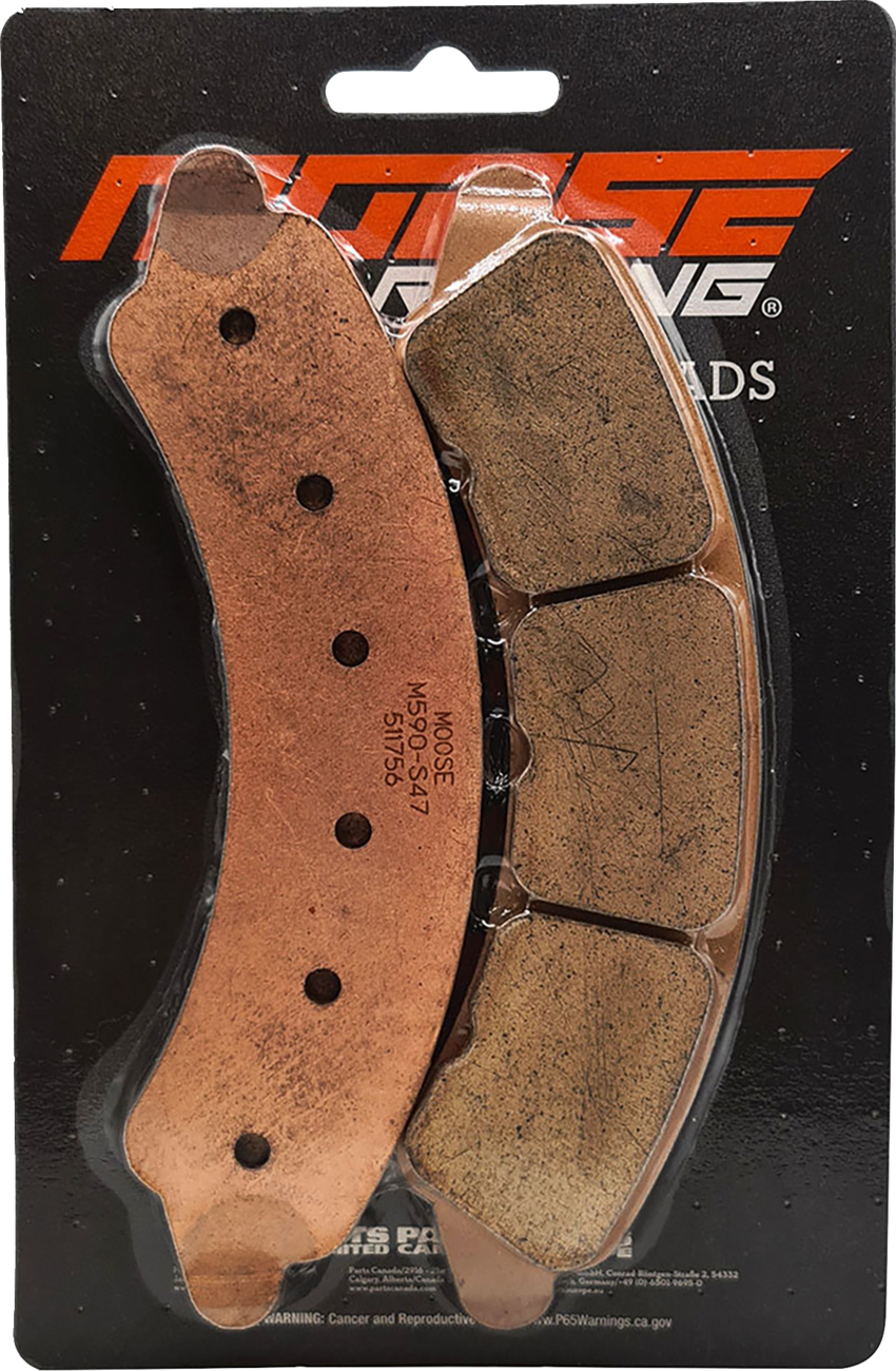 MOOSE RACING Brake Pad - Front - Polaris RZR M590-S47 - Cycle City Outdoors