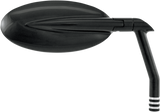 PERFORMANCE MACHINE (PM) Mirror - Vision - Side View - Oval - Black/Contrast Cut - Left/Right 0064-2029-BM