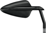 PERFORMANCE MACHINE (PM) Mirror - Vision - Arrow XL - Side View - Triangle - Black/Contrast Cut - Left/Right 0064-2032-BM