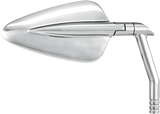 PERFORMANCE MACHINE (PM) Mirror - Vision - Arrow XL - Side View - Triangle - Chrome - Left/Right 0064-2032-CH