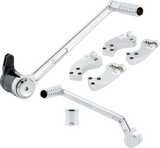 ARLEN NESS Extended Foot Control Kit - 3" - Chrome 410-037