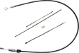 DRAG SPECIALTIES Clutch Cable - Upper - 33" - Black/Chrome 43234-1HE - Cycle City Outdoors