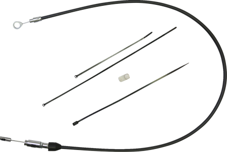 DRAG SPECIALTIES Clutch Cable - Upper - 33" - Black/Chrome 43234-1HE - Cycle City Outdoors
