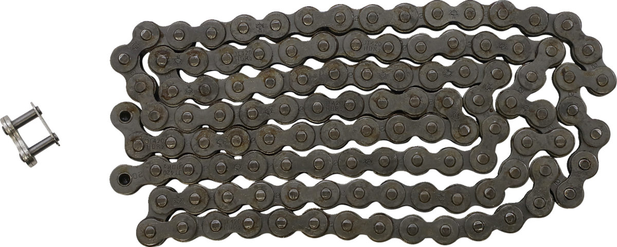 JT CHAINS JTC420HDR114SL 420 HDR - Heavy Duty Drive Chain - Steel - 114 Links | Adventure/ATV/UTV