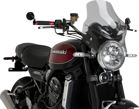 Puig Hi-Tech Parts 21352H Top Windshield - Smoke - Z900RS | Street