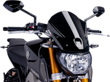 Puig Hi-Tech Parts 6861N New Generation Windscreen - 13-3/4" - Black - MT09 | Street