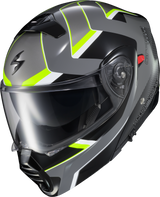 Scorpion - Exo Gt930 Transformer Helmet Morph Grey/Hi Viz Md