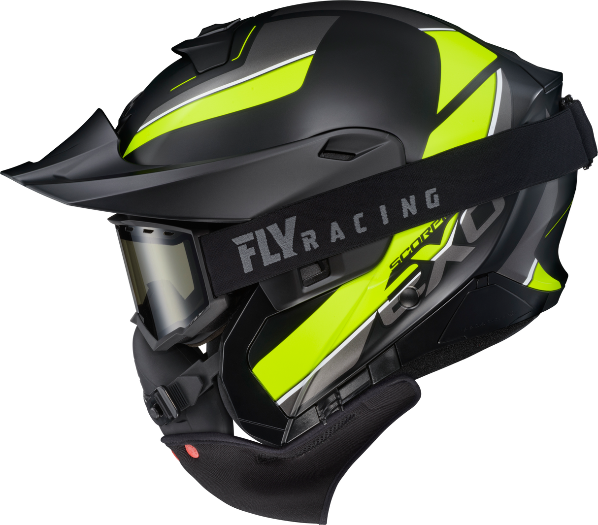 Exo Gt930 Cold Weather Helmet Modulus Hi Vis Md (Electric)