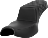 SADDLEMEN Step-Up Seat - Rear Lattice Stitch - Extended Reach - Challenger '20-'24 I20-06E-173