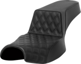 SADDLEMEN Step-Up Seat - Front Lattice Stitch - Extended Reach - Challenger '20-'24 I20-06E-172