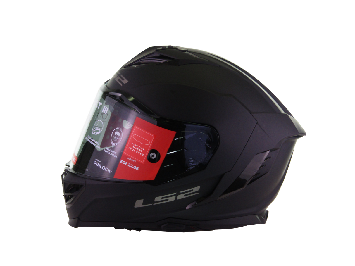 LS2 Assault III Solid Matte Black