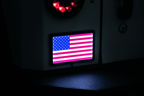Kuryakyn Freedom Flag LED 4in X 6in Black - Cycle City Outdoors
