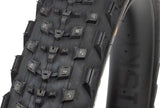45NRTH Dillinger 4 Studded Fat Bike Tire - 26x4.2 | 168 Large Concave Carbide Aluminum Studs | 120 TPI Tubeless