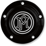 PERFORMANCE MACHINE (PM) Ignition Cover - Scalloped - 5 Hole - Contrast Cut* - Twin Cam 0177-2029-BM