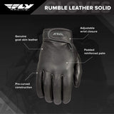 Fly Racing - RUMBLE GLOVES BLACK - Cycle City Outdoors