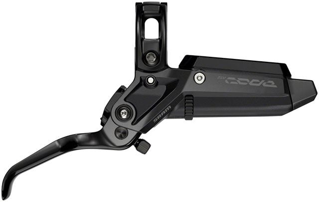 SRAM Code Silver Stealth Front Disc Brake & Lever - 4-Piston, Black, C1