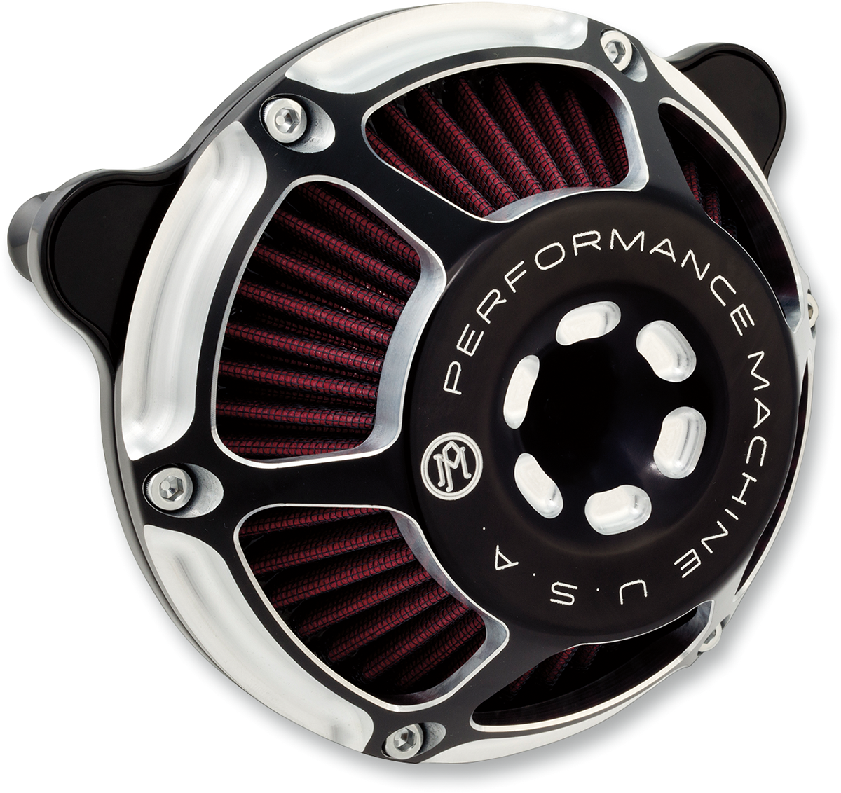 PERFORMANCE MACHINE (PM) Max HP Air Cleaner Kit - Contrast Cut* 0206-2081-BM
