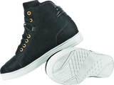 Speed and Strength Mad Dash Leather Shoes Black/White Womens - 8 - Cycle City Outdoors