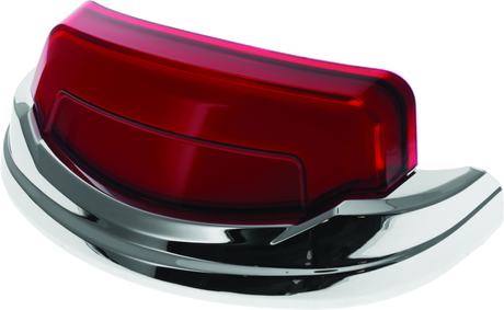 Kuryakyn Tracer Rear Fender Tip Light Chrome Red Lens - Cycle City Outdoors