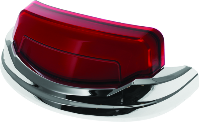 Kuryakyn Tracer Rear Fender Tip Light Chrome Red Lens - Cycle City Outdoors
