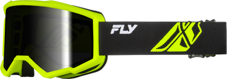 Focus Goggle Black/Hi Vis W/Dark Smoke Hydrophoc Lens