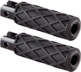 ARLEN NESS Diamond Footpegs - Driver - Black 400-051