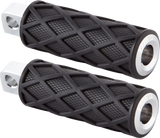 ARLEN NESS Diamond Footpegs - Male Mount - Chrome 400-048