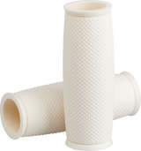 BILTWELL Replacement Alumicore Grip Sleeves - 1" - Recoil - White 6707-0201