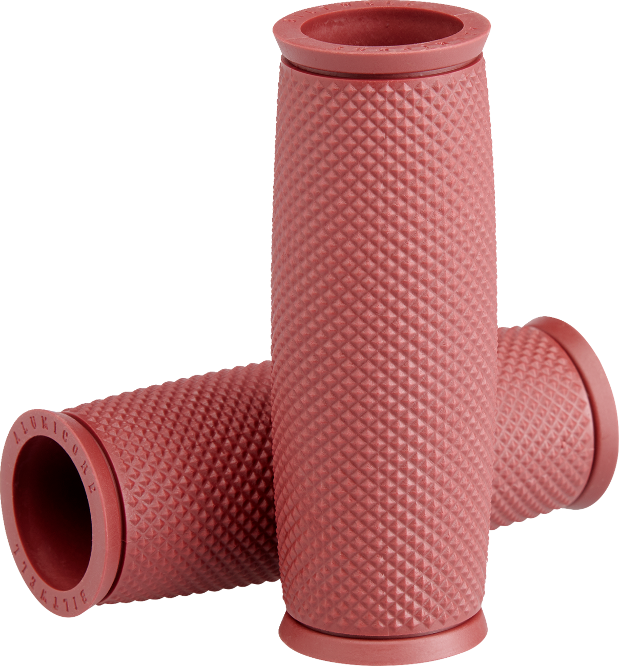 BILTWELL Replacement Alumicore Grip Sleeves - 1" - Recoil - Oxblood 6707-0301